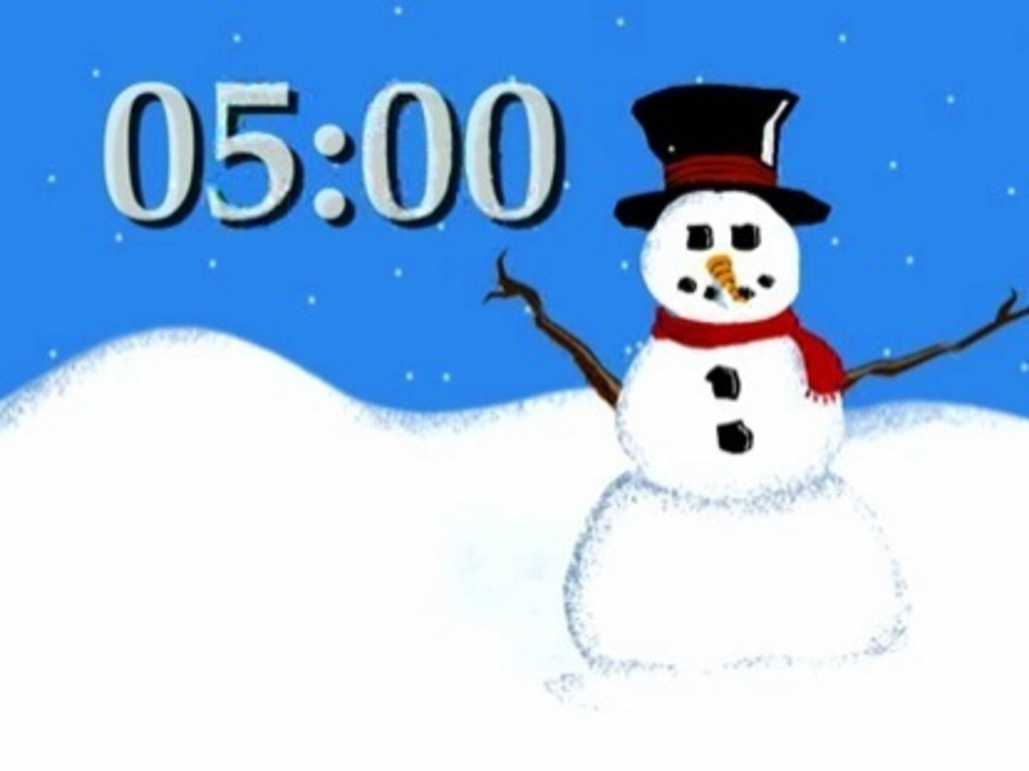 Dancing Snowman Countdown
