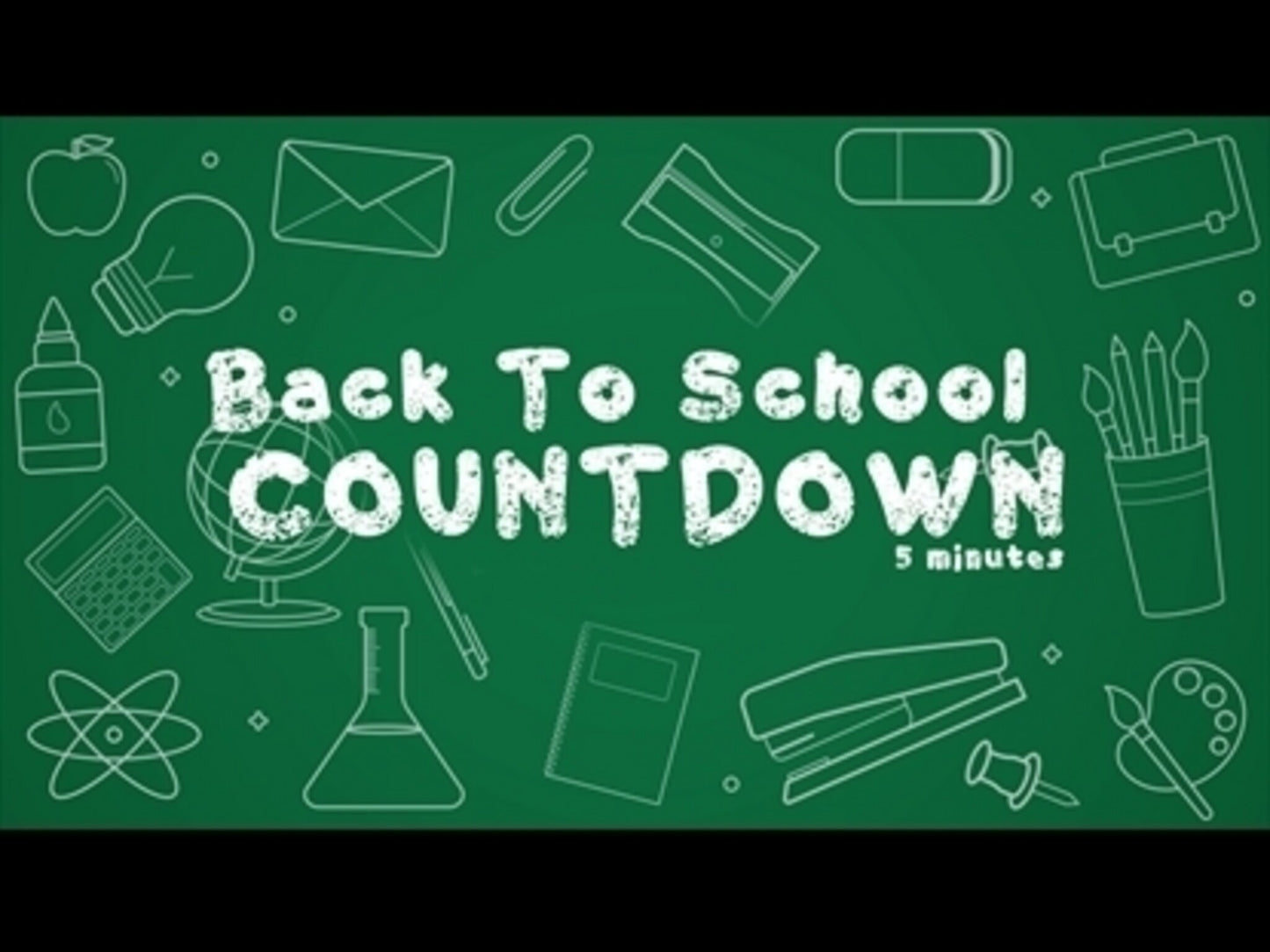 Back To School Countdown
