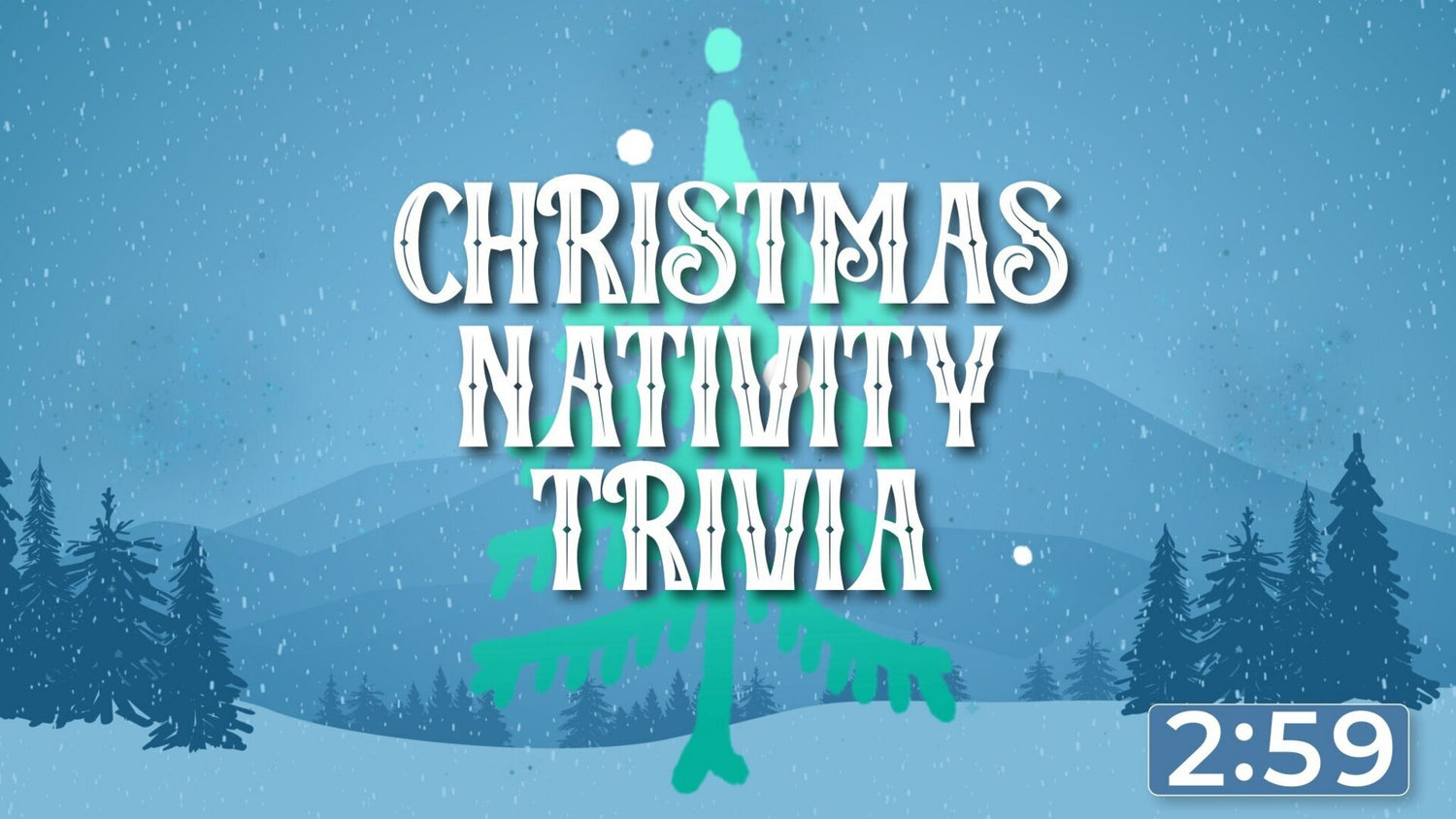 Christmas Nativity Trivia Countdown