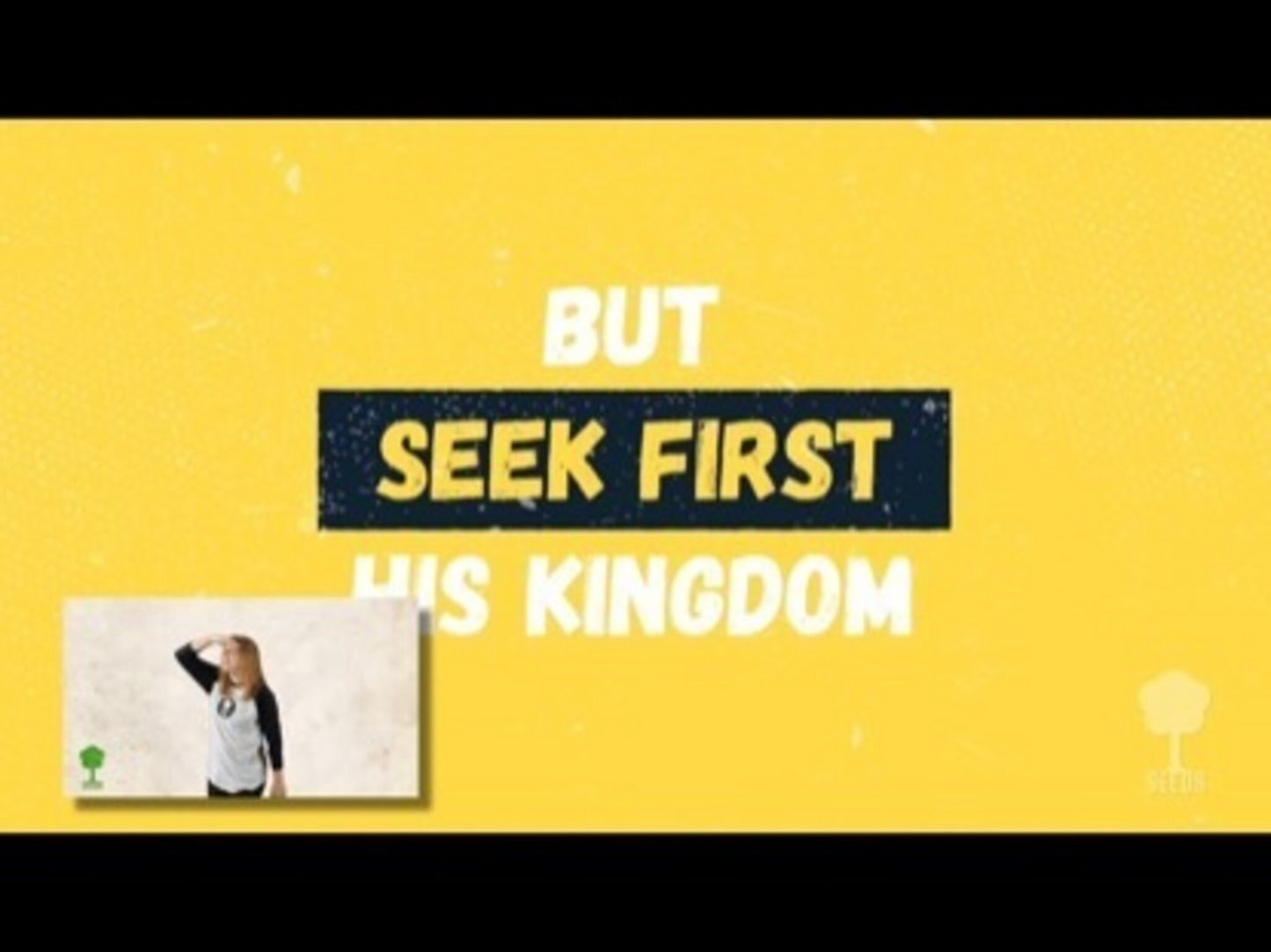 Seek First Hand Motions (Matthew 6:31-34)
