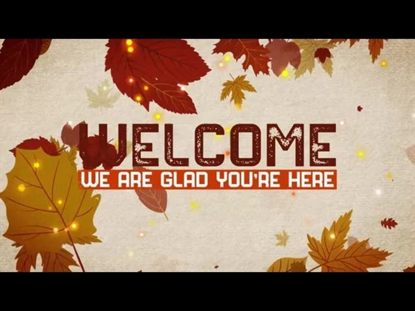 Fall Volume one: welcome