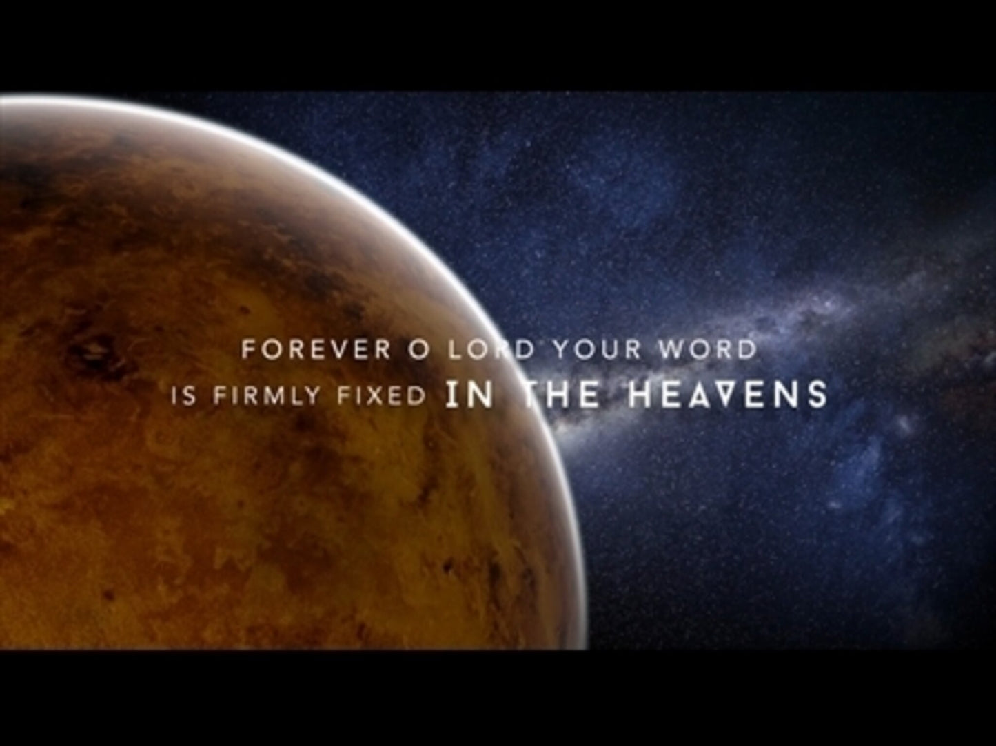 Forever Faithful (Psalm 119:89-90)