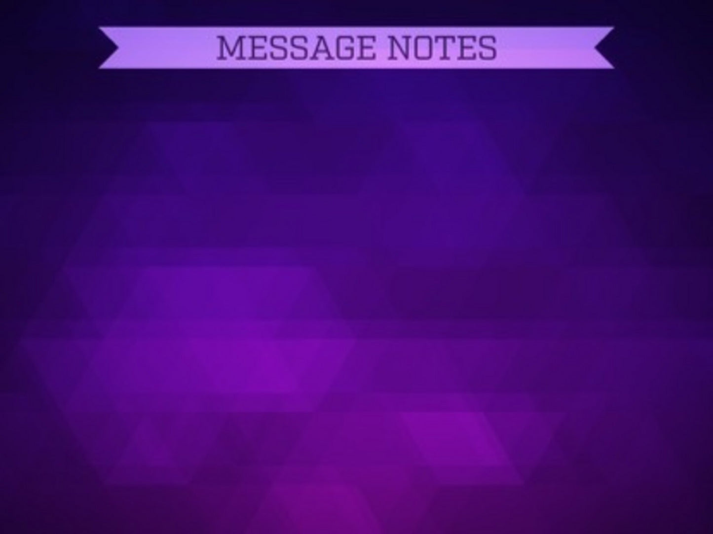 Summer Prism Message Notes