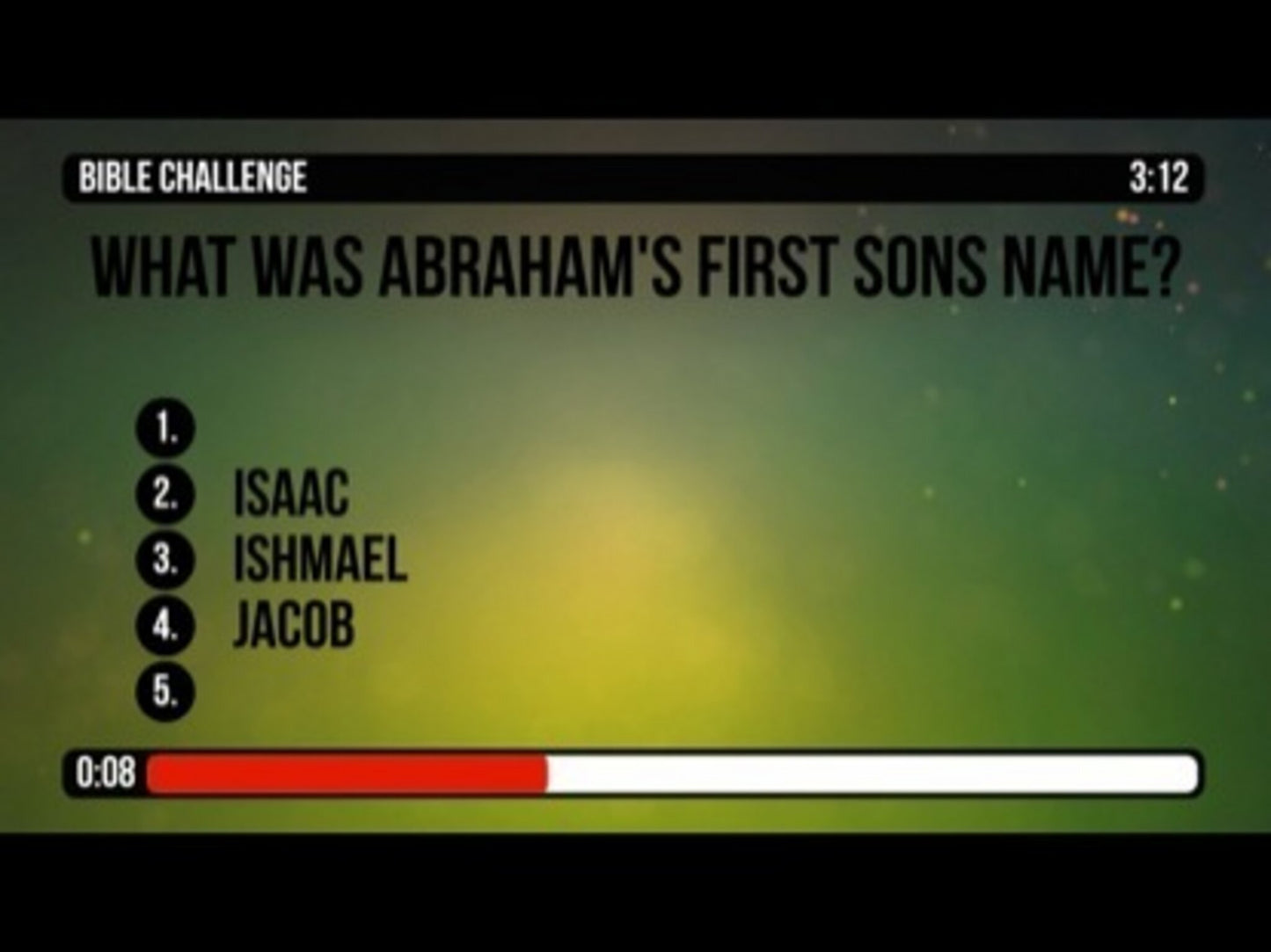 Bible Challenge Countdown 6 - Abraham