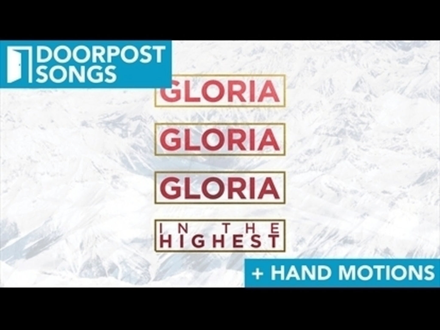 Gloria (Angels We Have Heard On High)