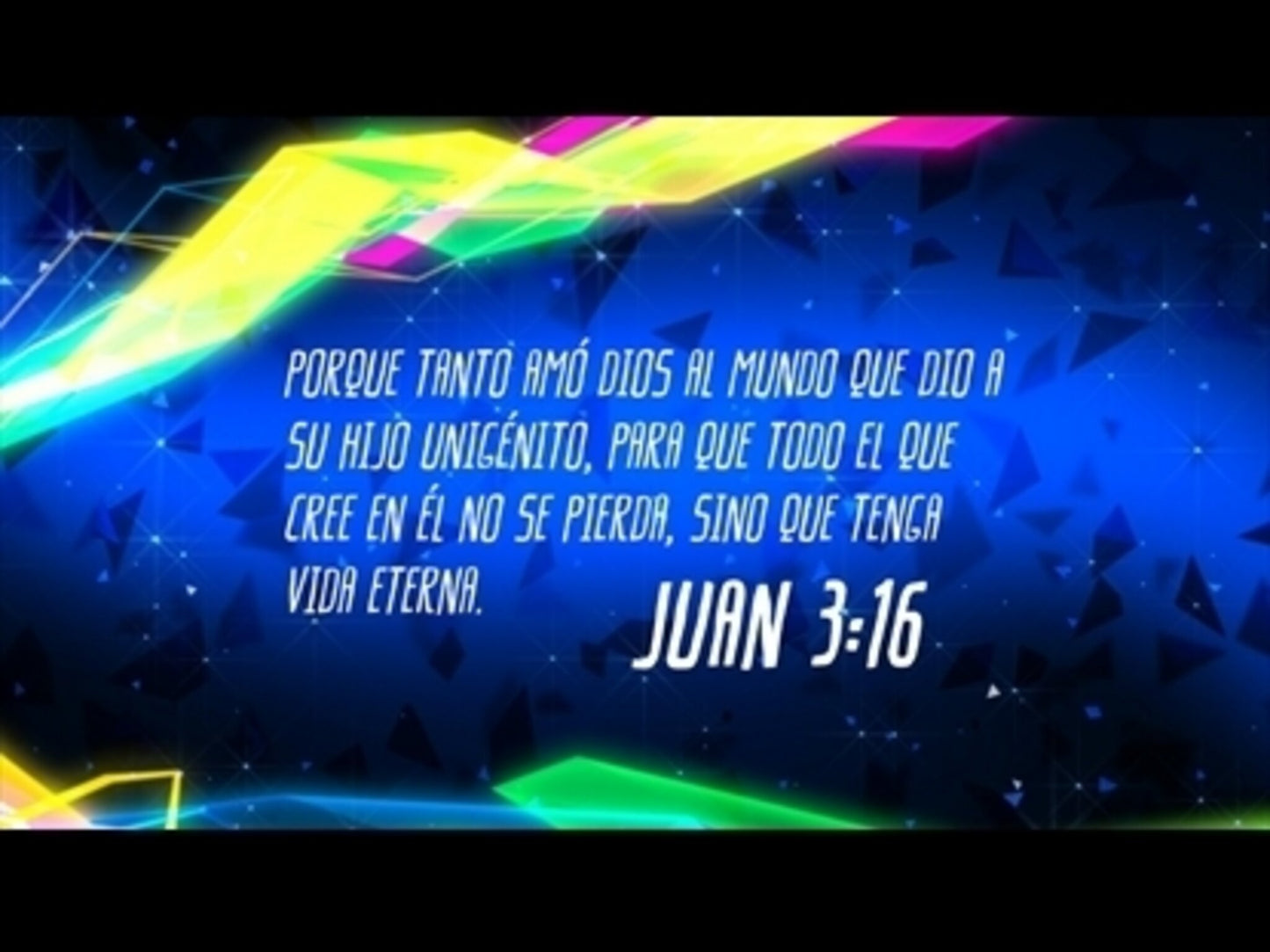 For God So Loved The World (John 3:16) Spanish