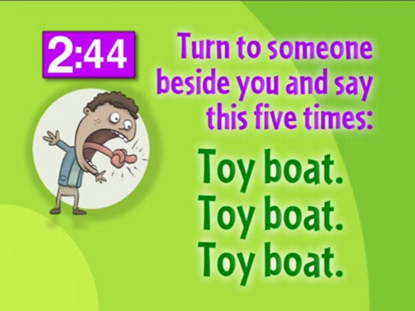 Tongue Twister Countdown