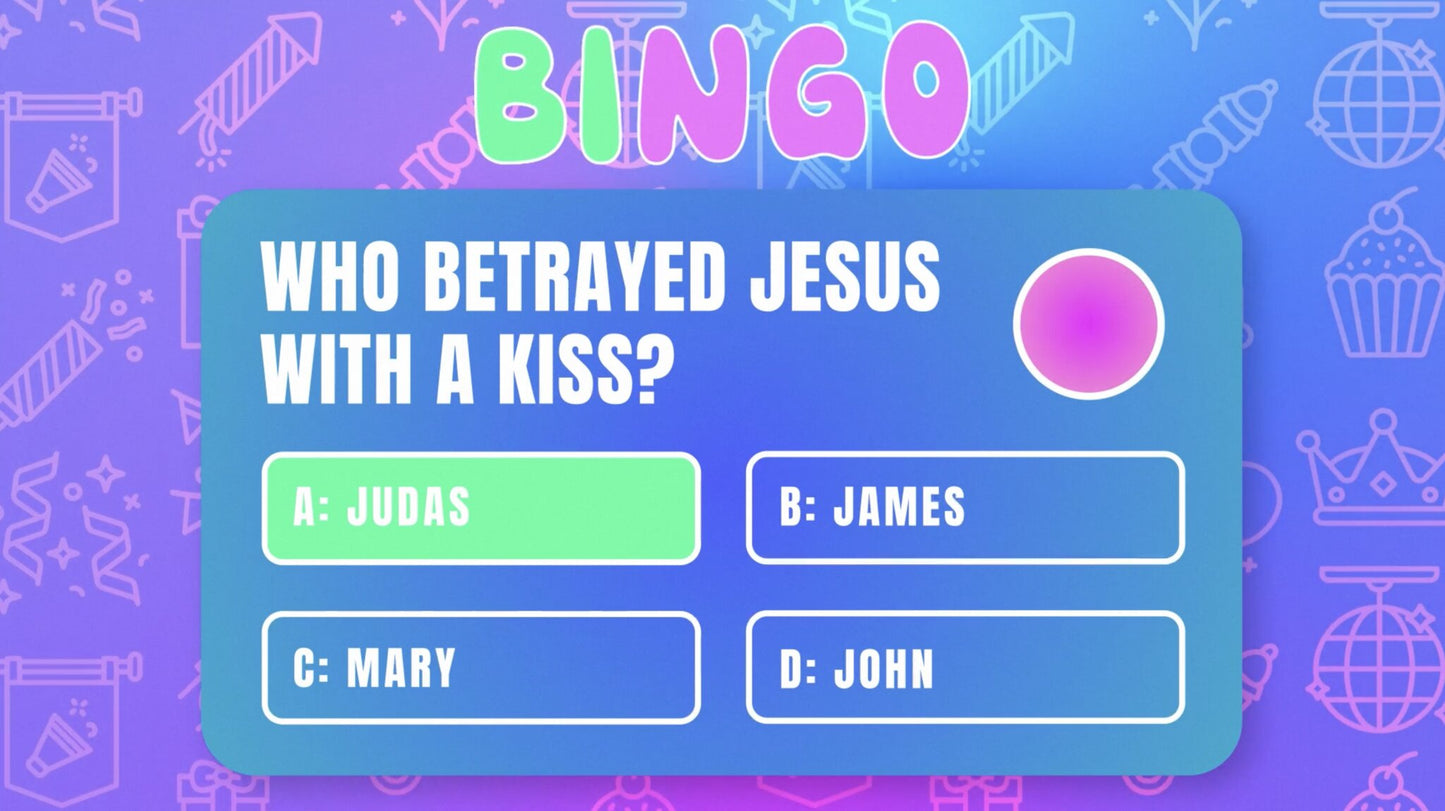 Bible Story Bingo - Funk Style: Episode 8