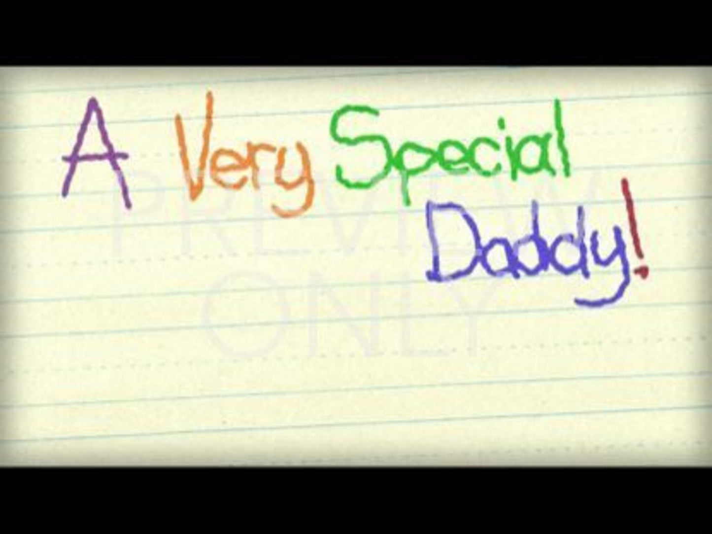 Very Special Daddy Still 1