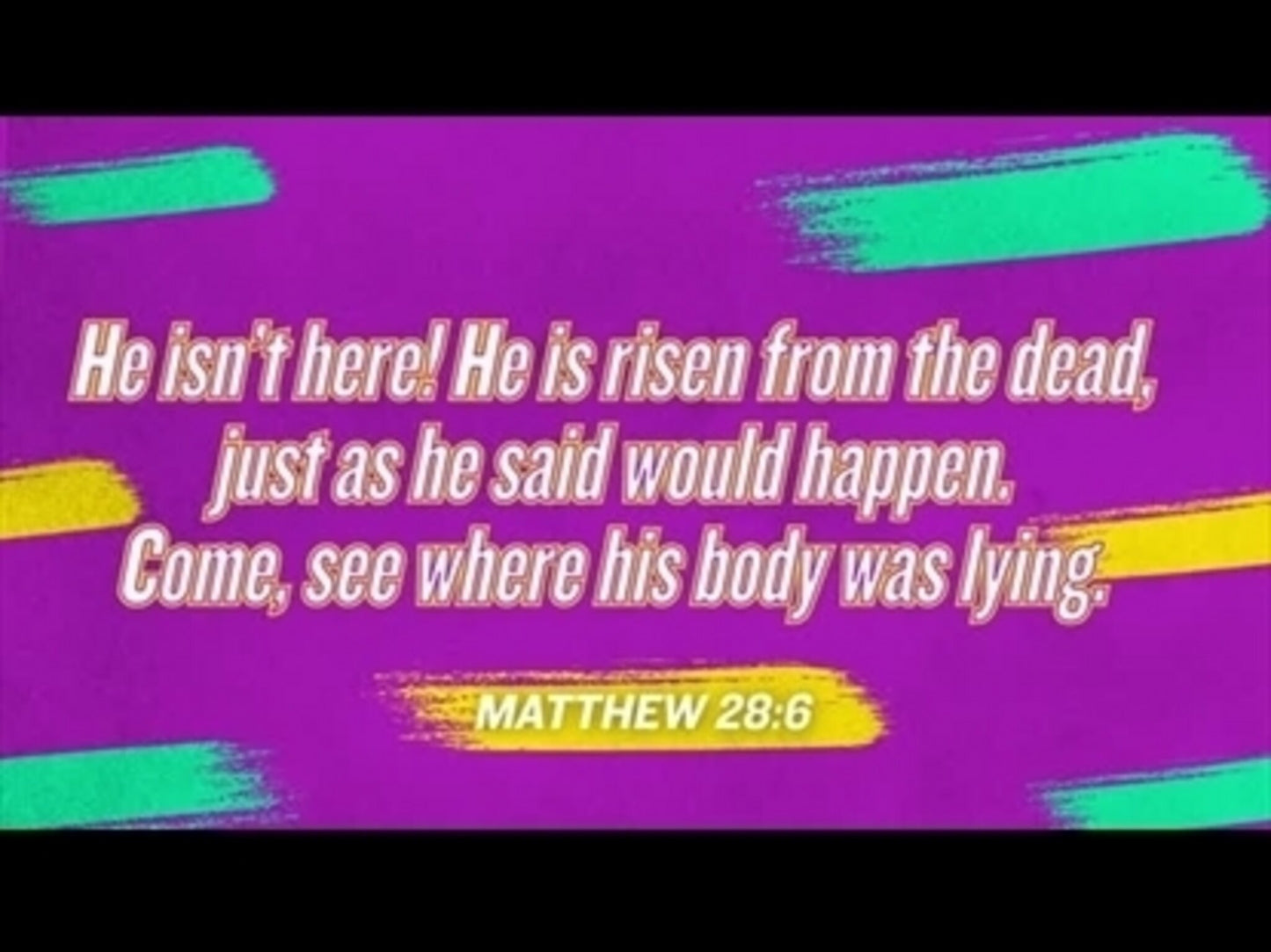 Easter Service Volume One Scripture Motion