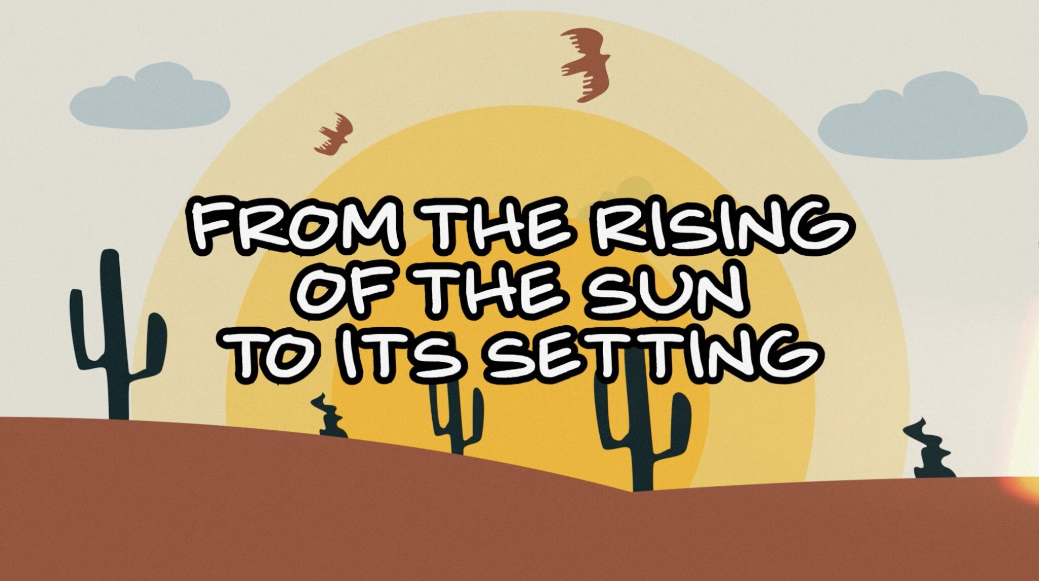 From The Rising of The Sun (Psalm 113:3-5) Lyric Video | Song Track ...