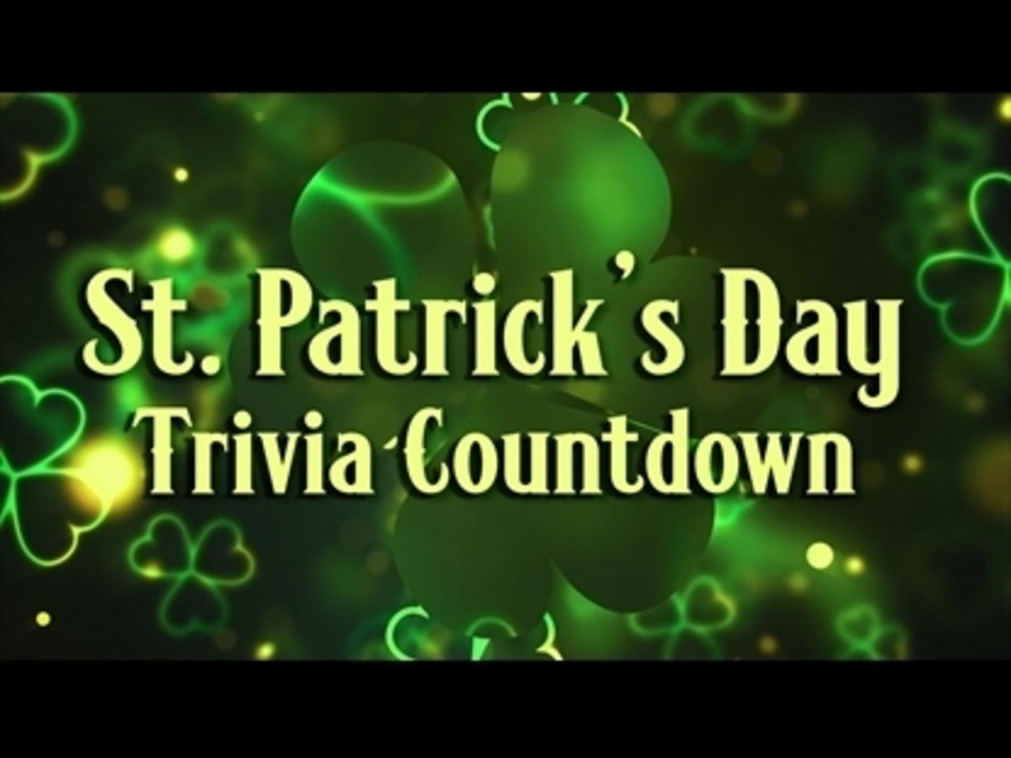 St. Patricks Day Trivia Countdown
