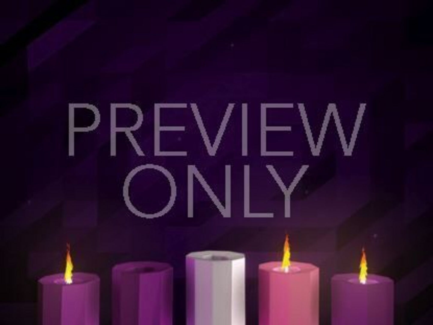 Digital Advent Candles Week 3
