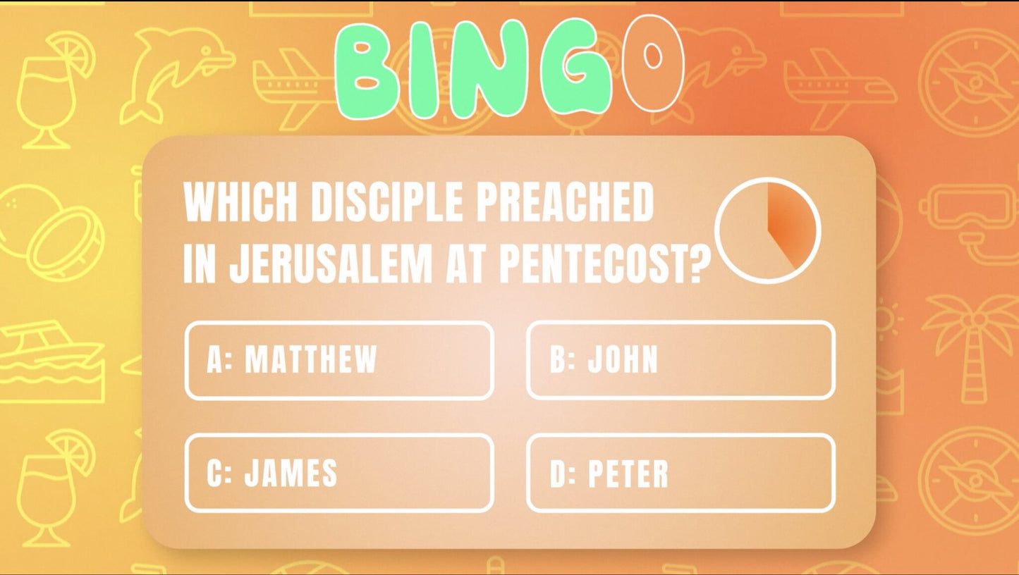 Bible Story Bingo - Latin Style: Episode 6