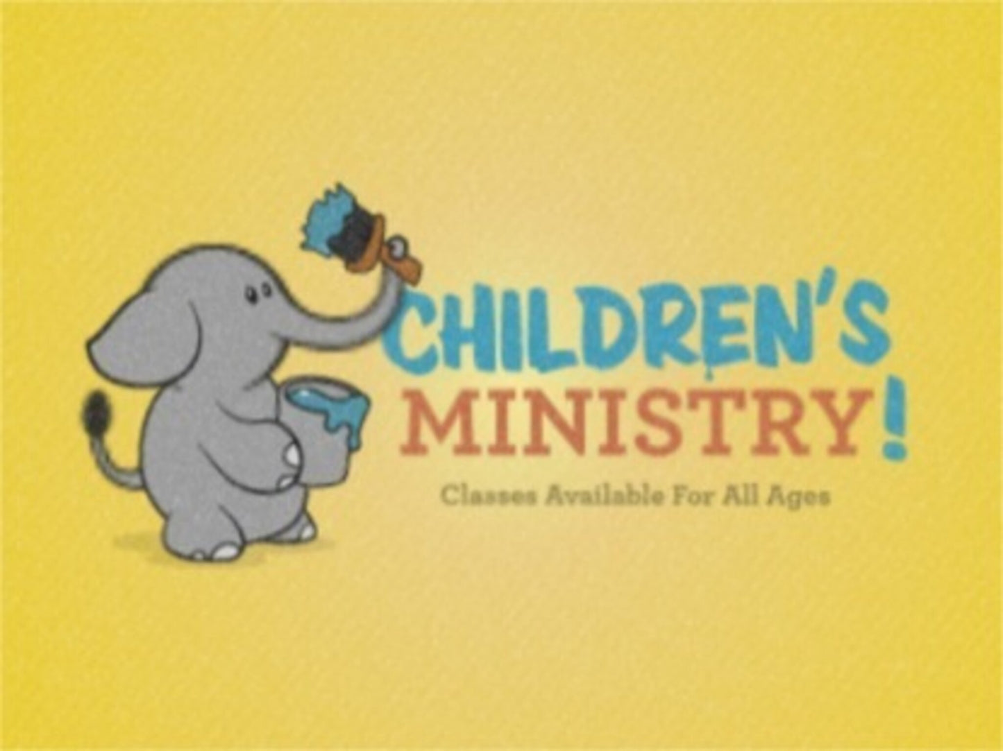 Childrens Ministry Elephant