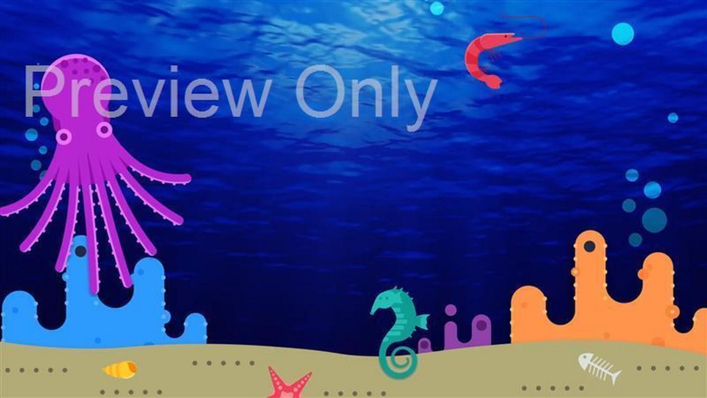 UNDER THE SEA: Worship Background Still 01