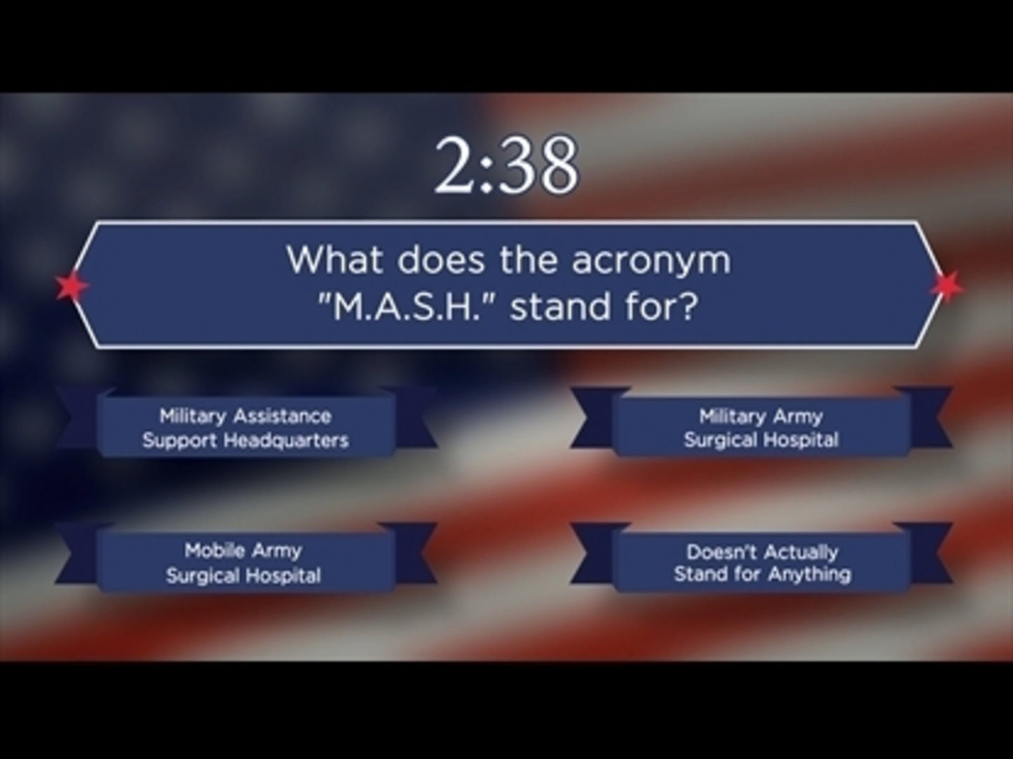 Veterans Day Trivia Countdown