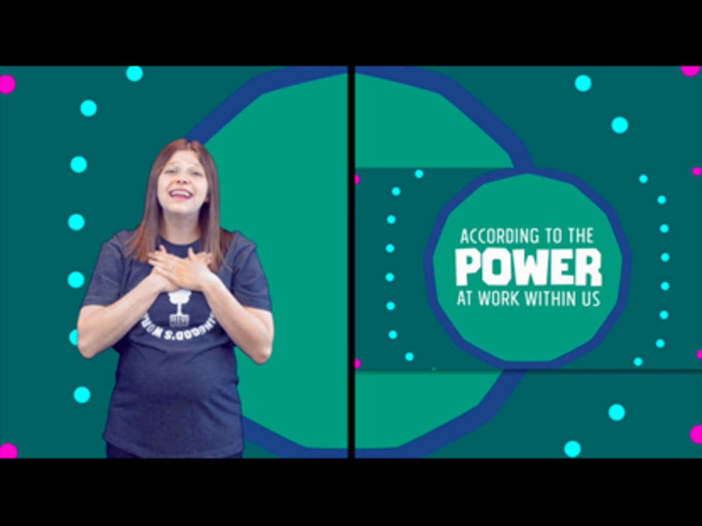 Far More Abundantly - Ephesians 3:20-21 Esv (Feat. Yancy) Hand Motions