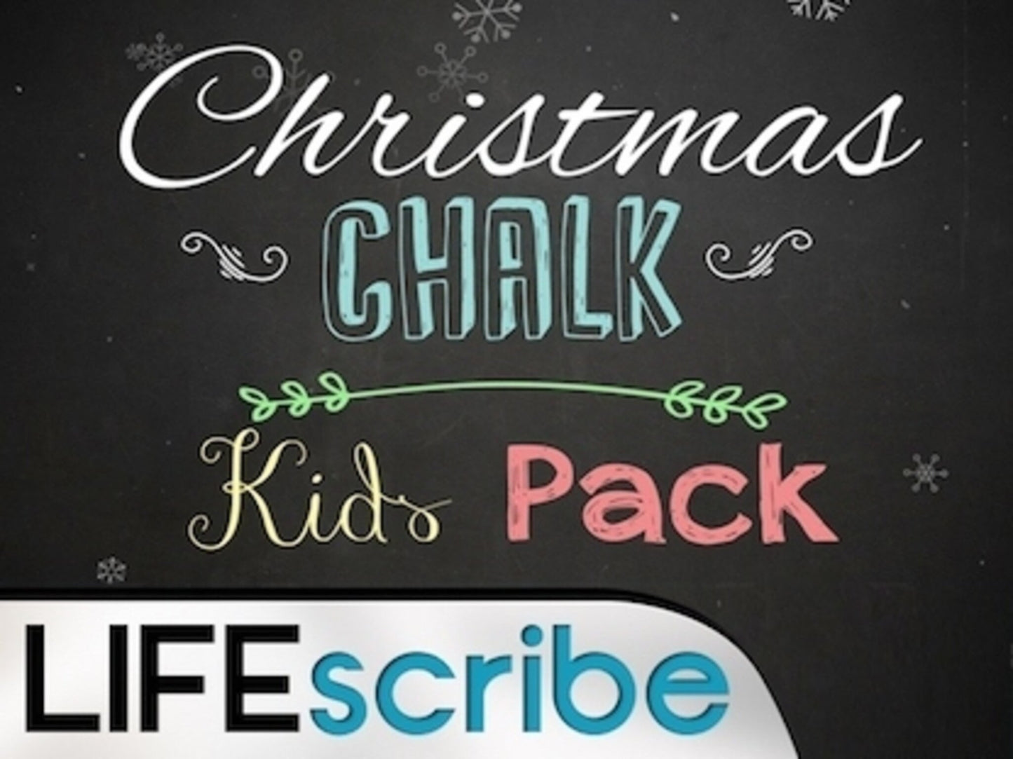 Christmas Chalk Kids Pack