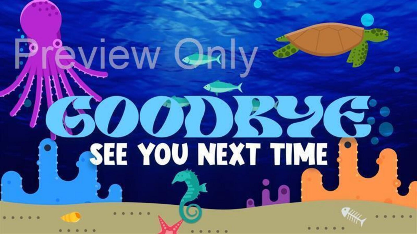 UNDER THE SEA: Closing Still