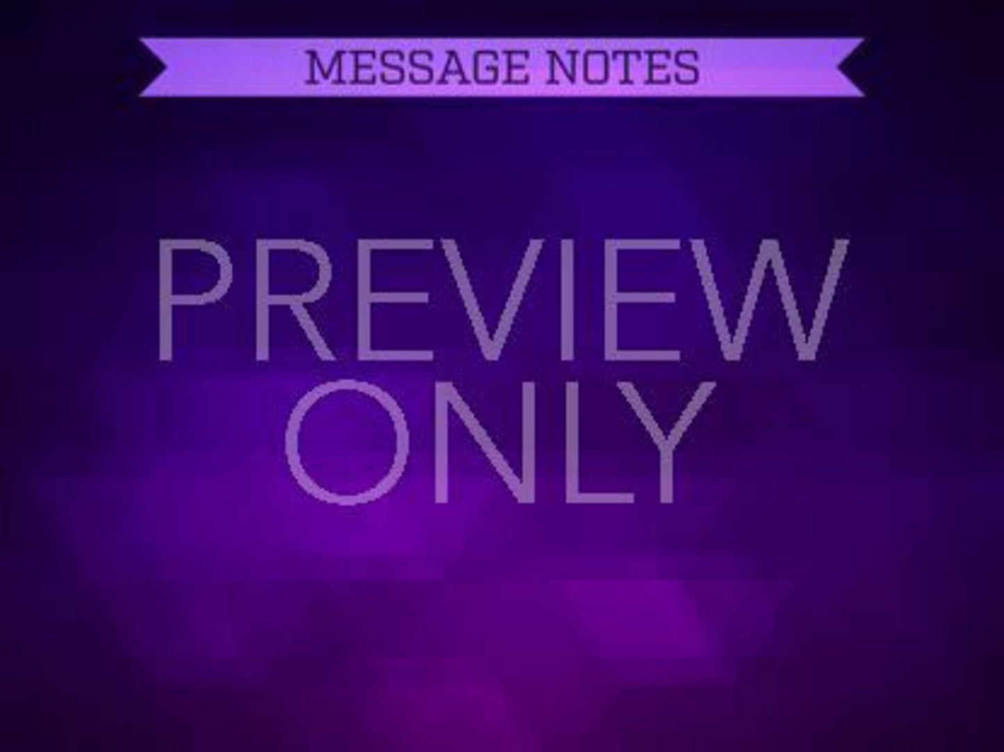 Summer Prism Message Notes