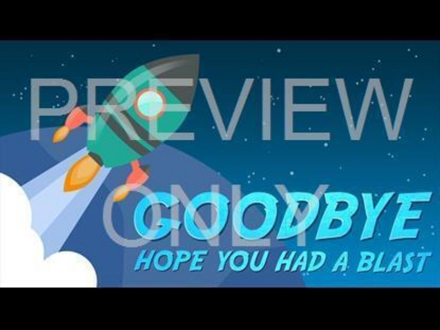 Space Adventure Goodbye Still