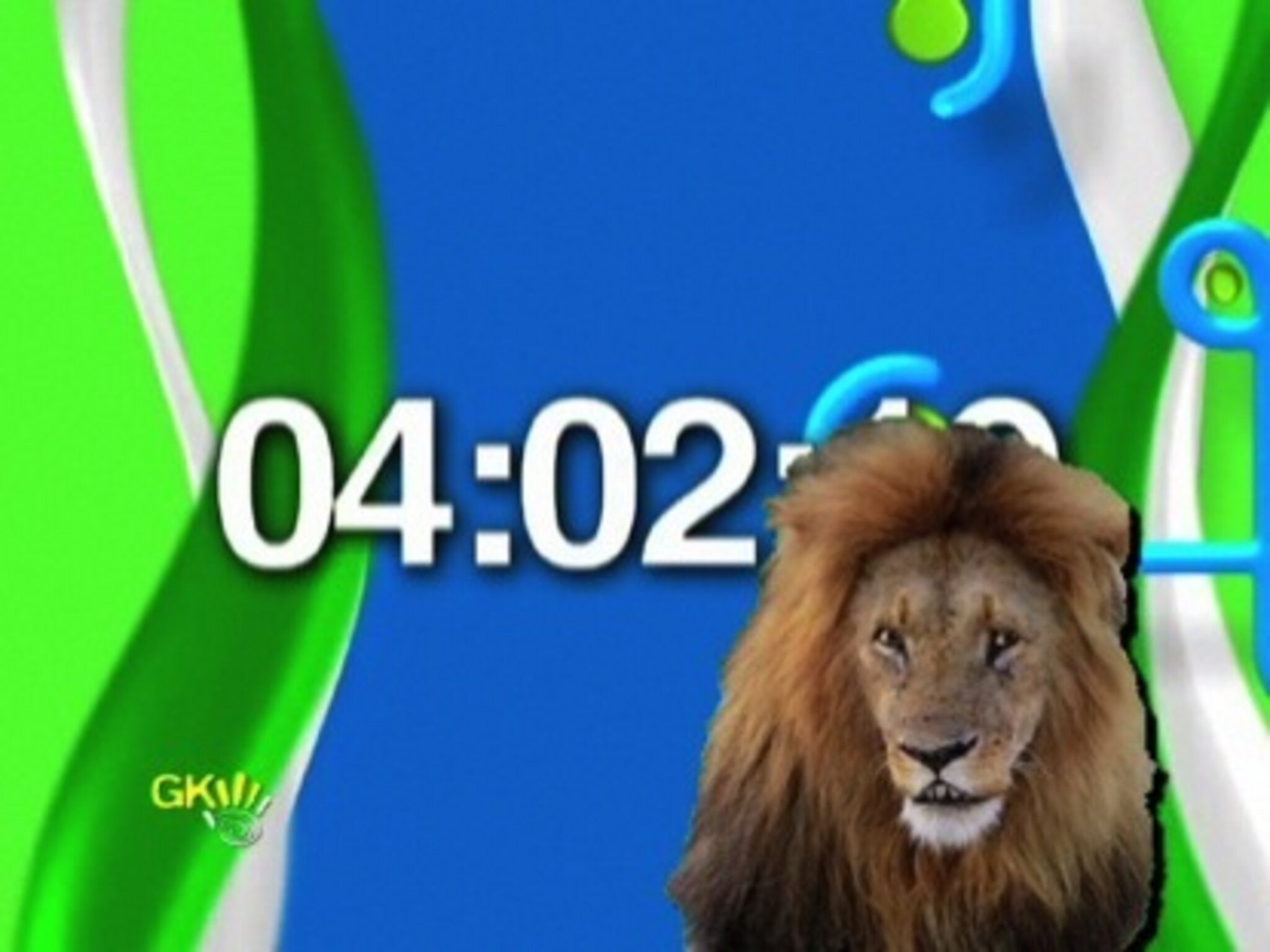 Lion Visual Timer Photo Real Lion With Swirly Swirls Countdown | God's Kids Worship ...