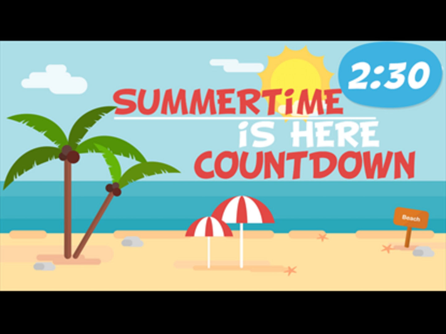 Summertime Is Here Countdown