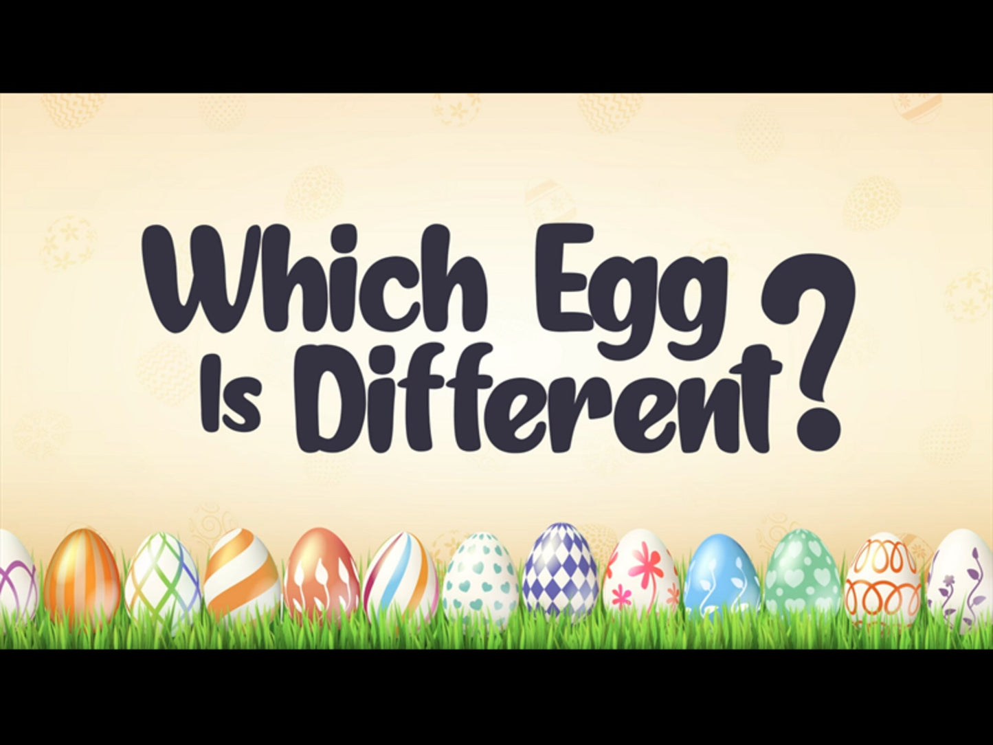 Which Egg Is Different?