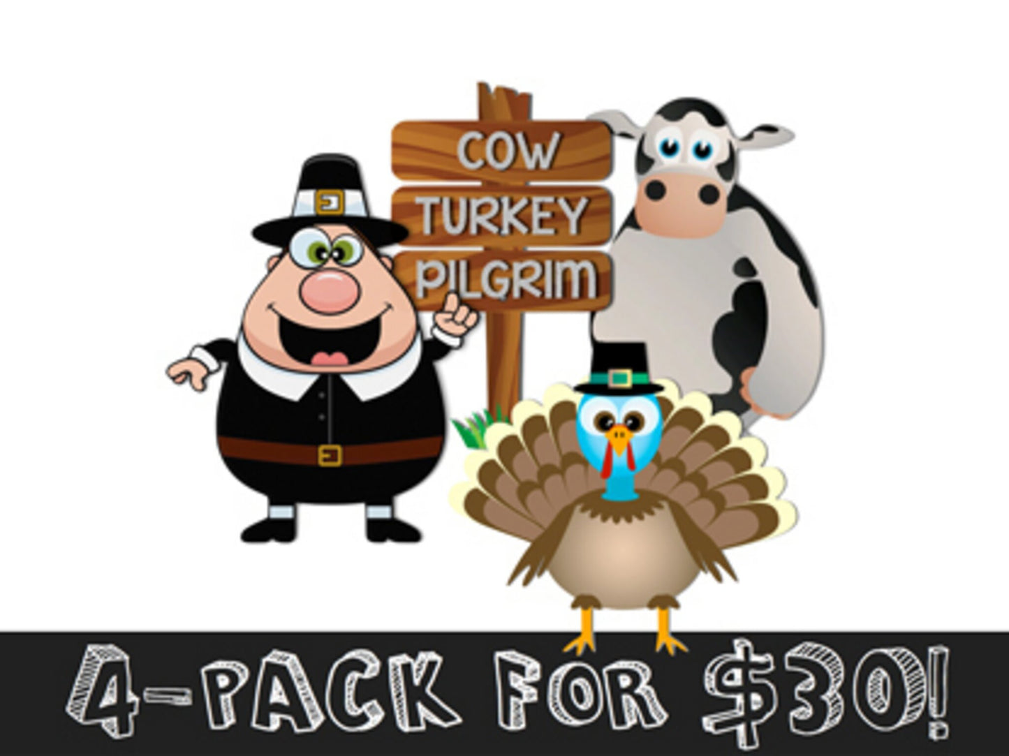 Cow Turkey Pilgrim Pack