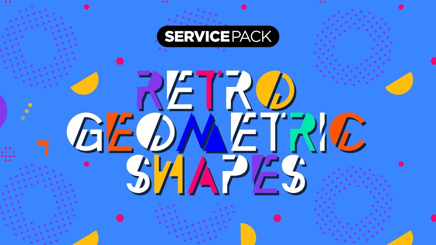 Retro Geometric Shapes Pack