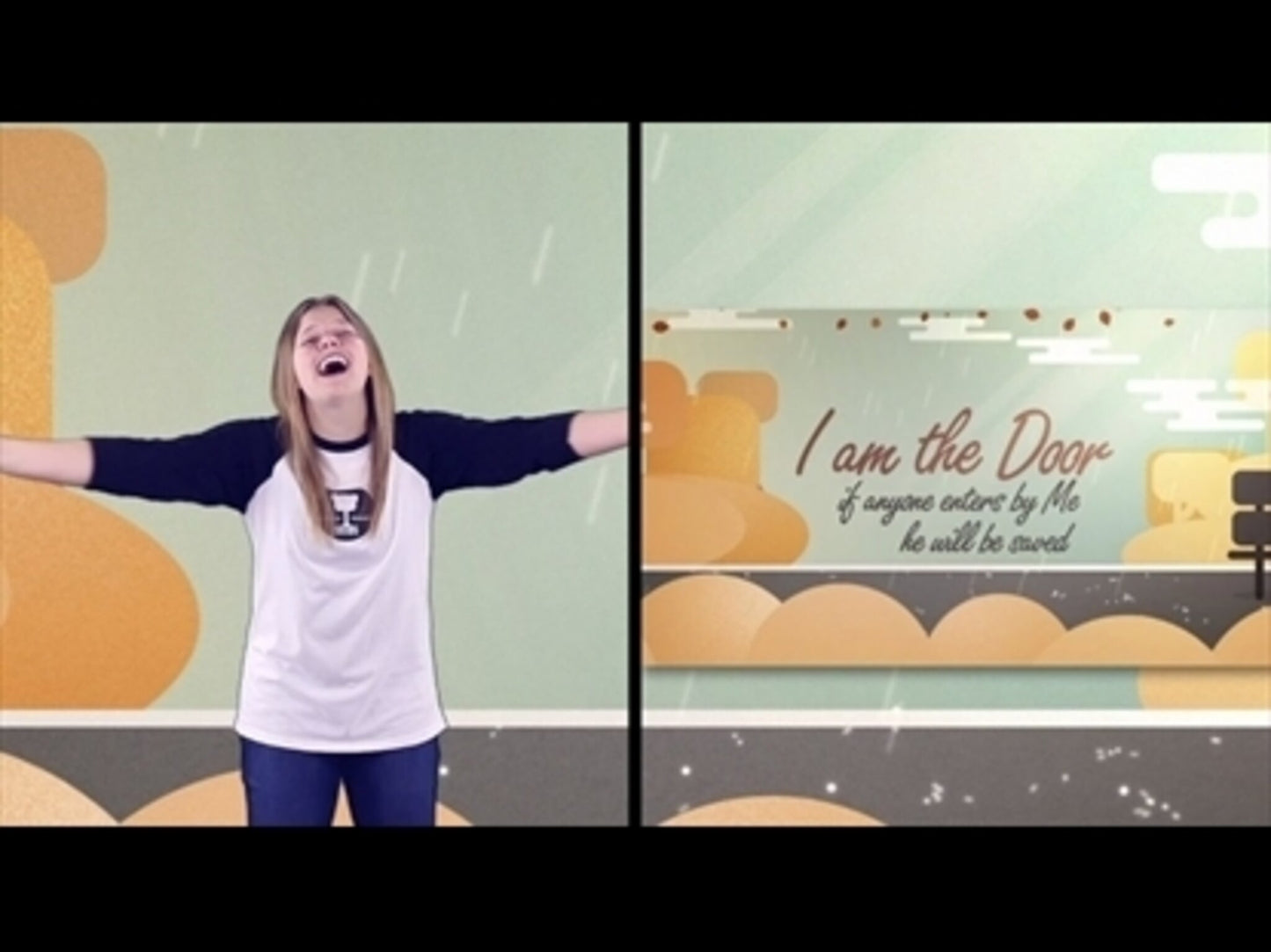 I Am The Door Hand Motions (John 10:9)