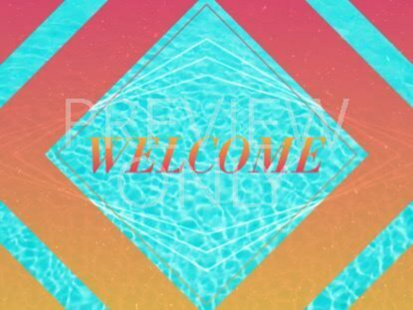 Poolside Summer Welcome Still