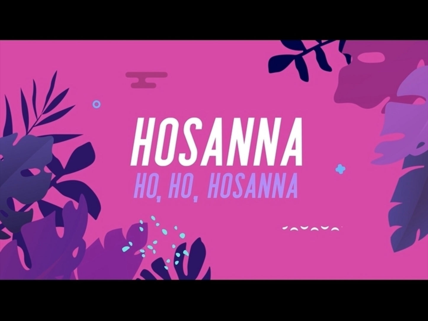 Hosanna Rock Remix Lyric Video