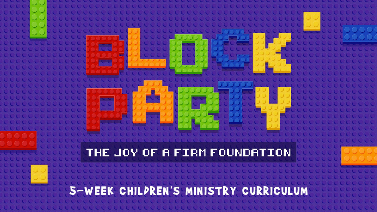 Block Party 5-Week Children's Ministry Curriculum