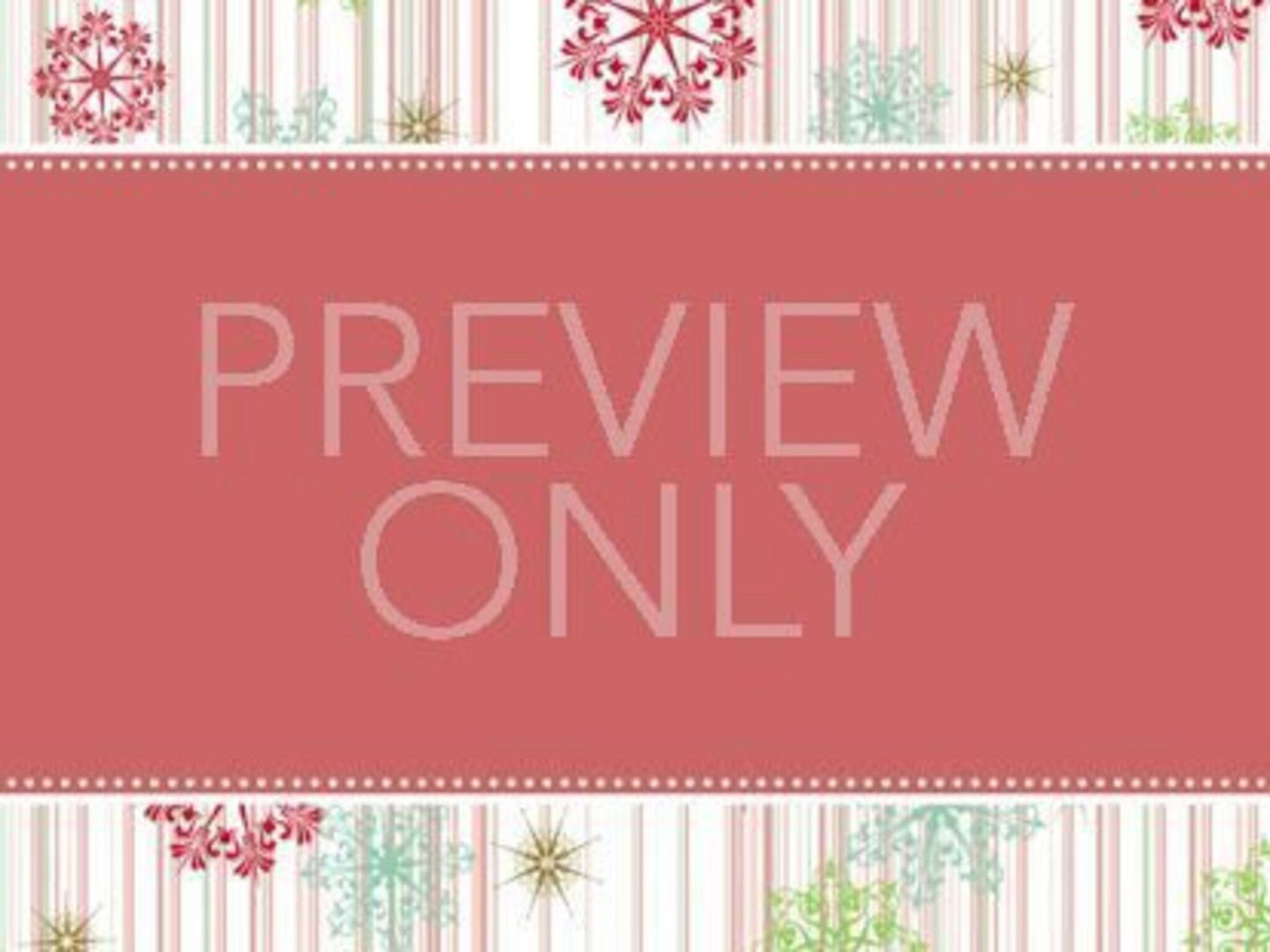 Vintage Holiday Fancy Red