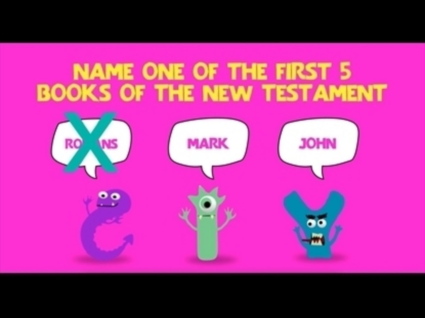 Mistaken Monsters Books Of The Bible Game 3