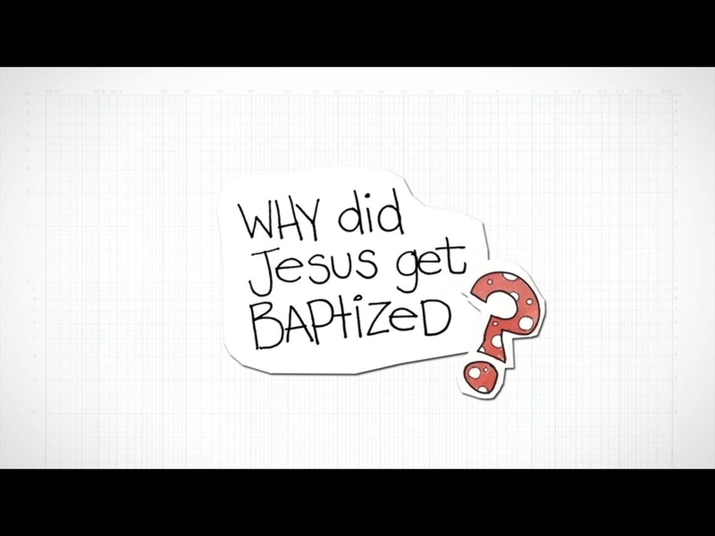 Why Did Jesus Get Baptized?