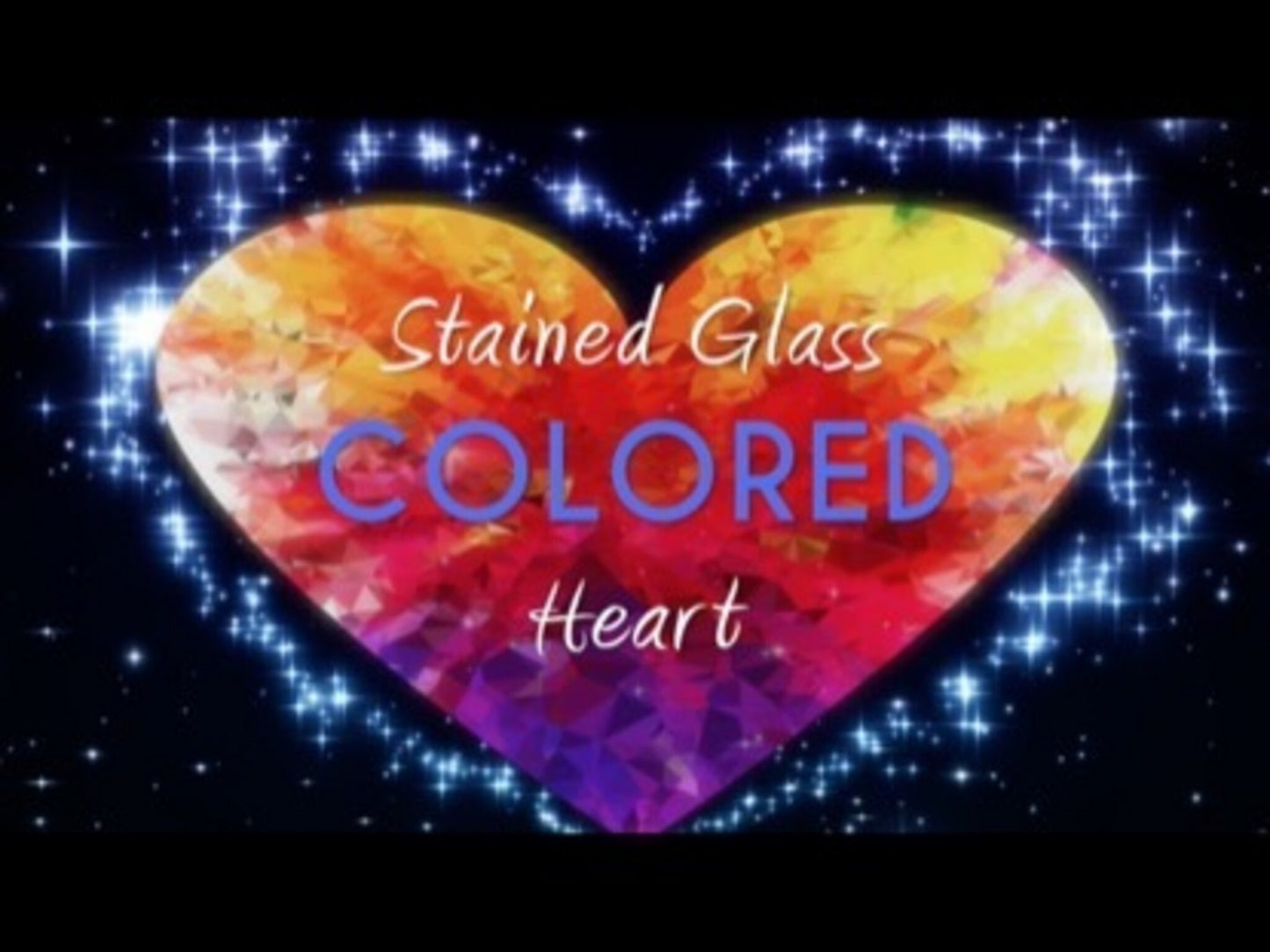Stained Glass Heart