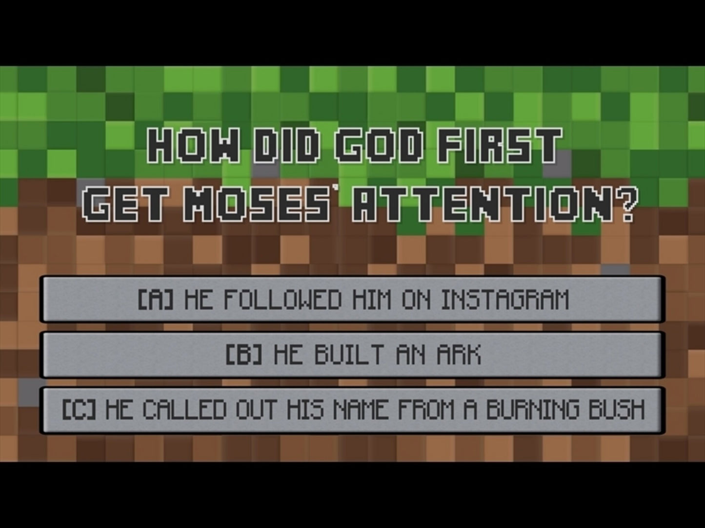 Bible Quiz: Moses
