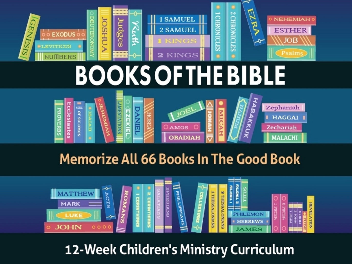 Books Of The Bible 2.0 12-Week Children's Ministry Curriculum