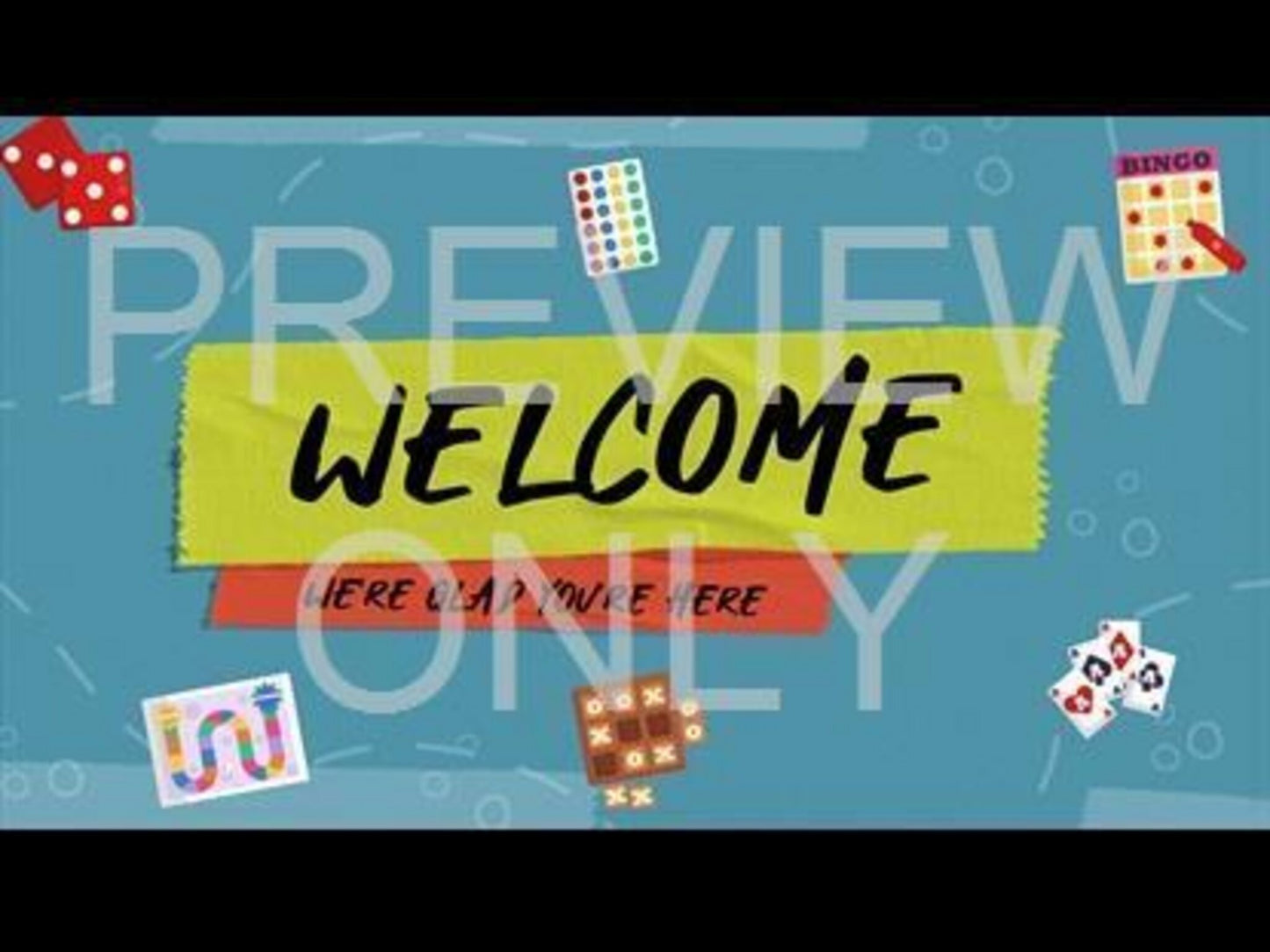 Family Game Night Welcome Still