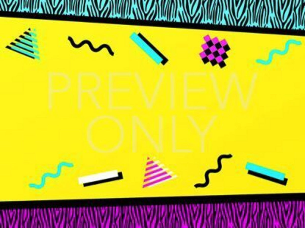 90's Retro Blank Title 02 Still