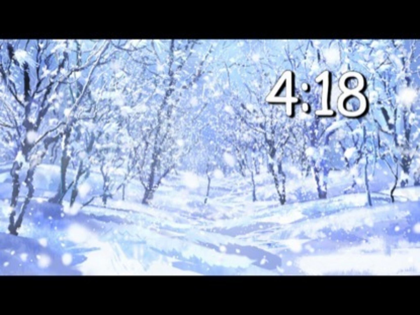 Winter Woods Countdown