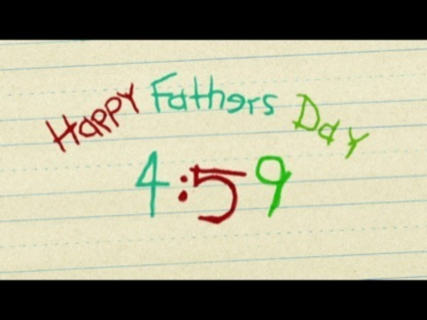 A Very Special Daddy Countdown