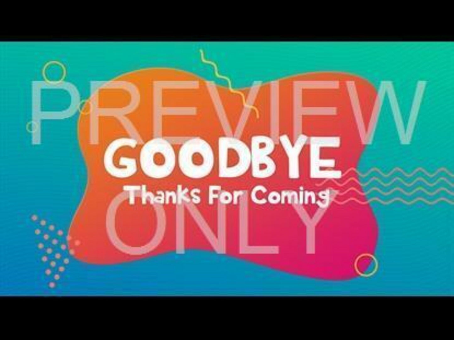 Good Vibrations Goodbye