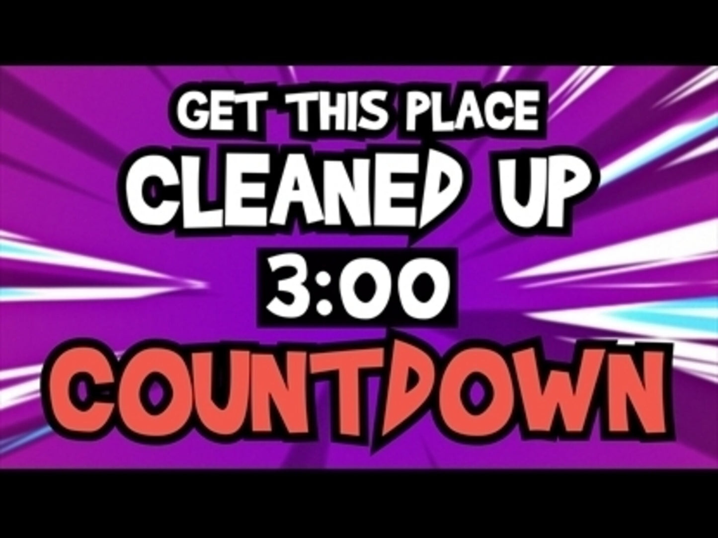 Get This Place Cleaned Up Countdown