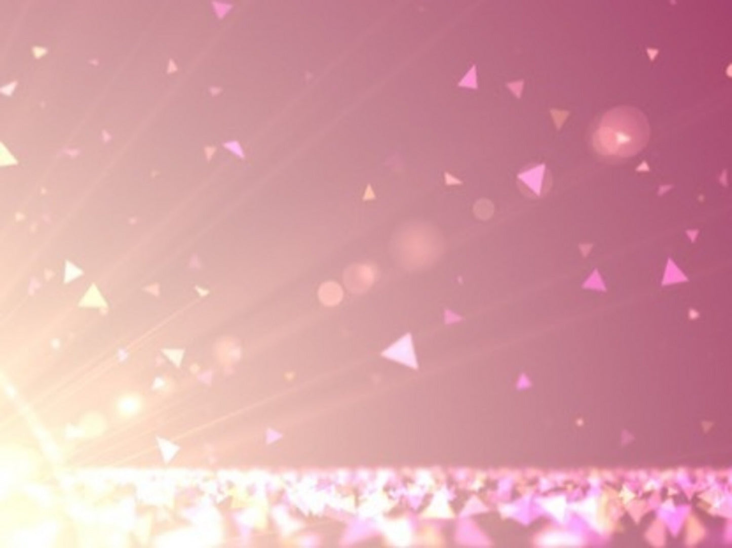 Spring Shapes Gold Pink