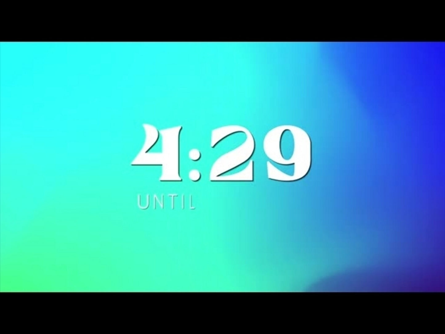 Gradient 5 Minute Countdown
