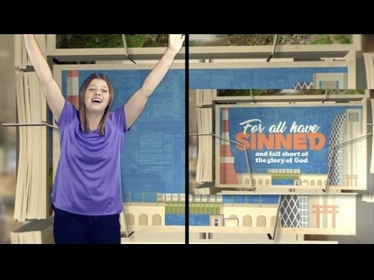 All Have Sinned - Romans 3:23 & 6:23 Hand Motions